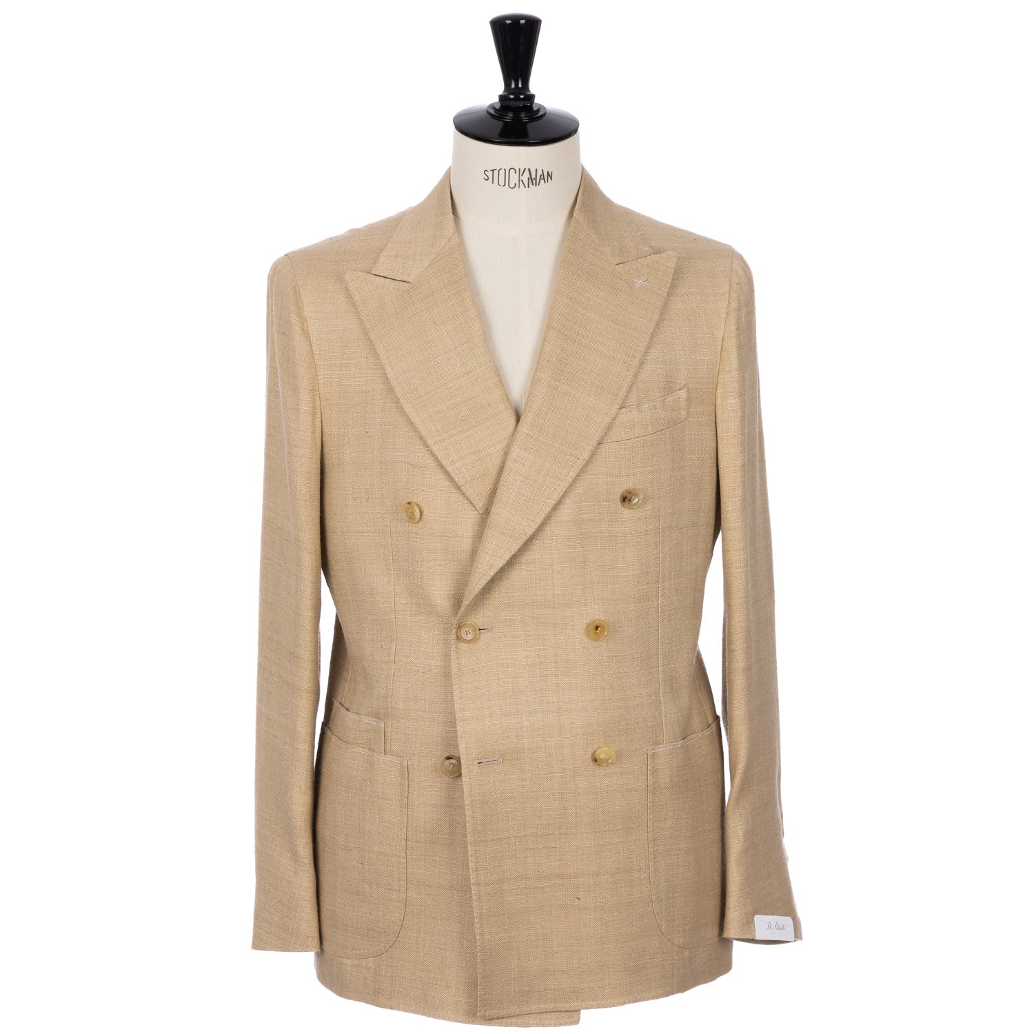Double-breasted Jacket "Blazer Estate" in pure Silk - handmade